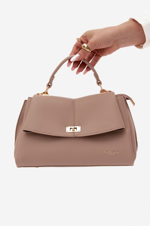 Borsa da donna in ecopelle avorio Sybella