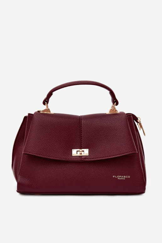 Borsa da donna in ecopelle bordeaux Sybella