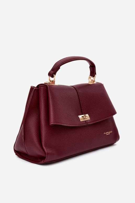 Borsa da donna in ecopelle bordeaux Sybella