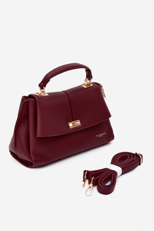 Borsa da donna in ecopelle bordeaux Sybella