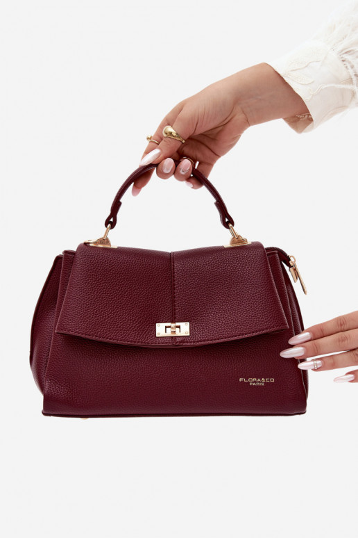Borsa da donna in ecopelle bordeaux Sybella