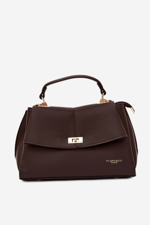 Borsa da donna in ecopelle cioccolato Sybella