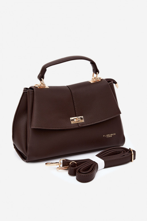 Borsa da donna in ecopelle cioccolato Sybella