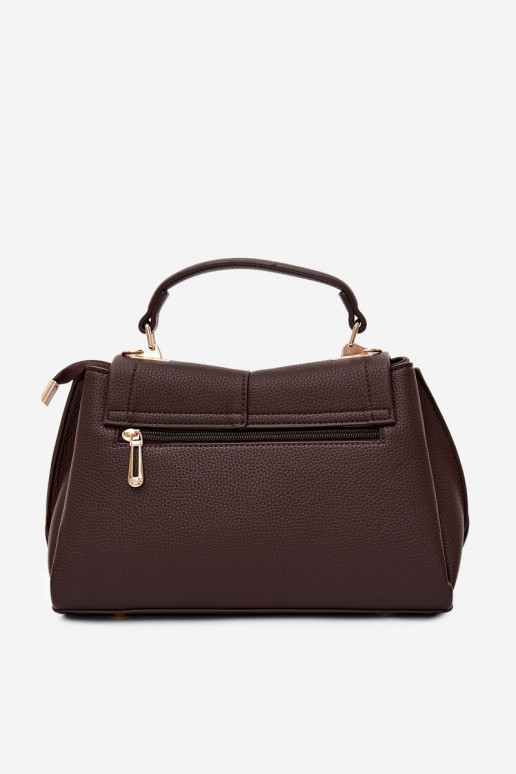 Borsa da donna in ecopelle cioccolato Sybella