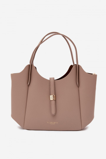 Borsa in ecopelle avorio Toffee