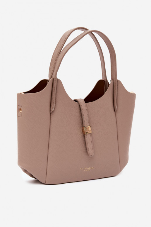 Borsa in ecopelle avorio Toffee