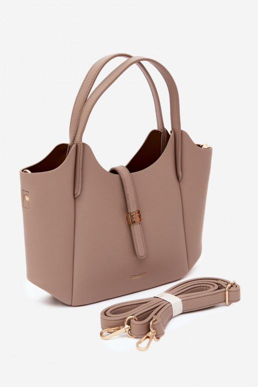 Borsa in ecopelle avorio Toffee