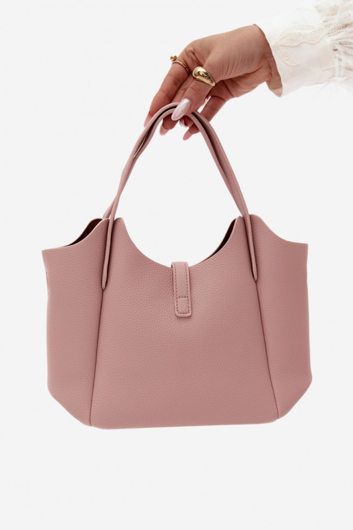 Borsa in ecopelle rosa Toffee