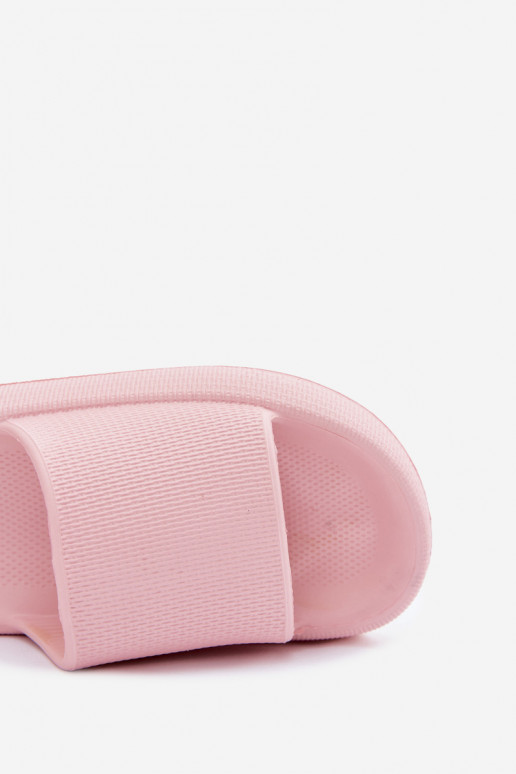 Pantofole leggere in schiuma da donna su suola spessa rosa Querceria