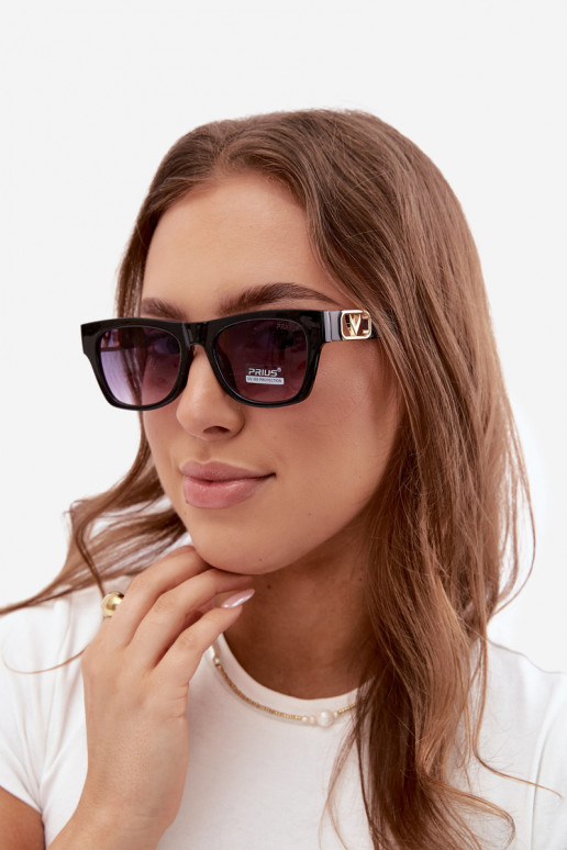 Occhiali da sole da donna con filtro UV in colore nero
