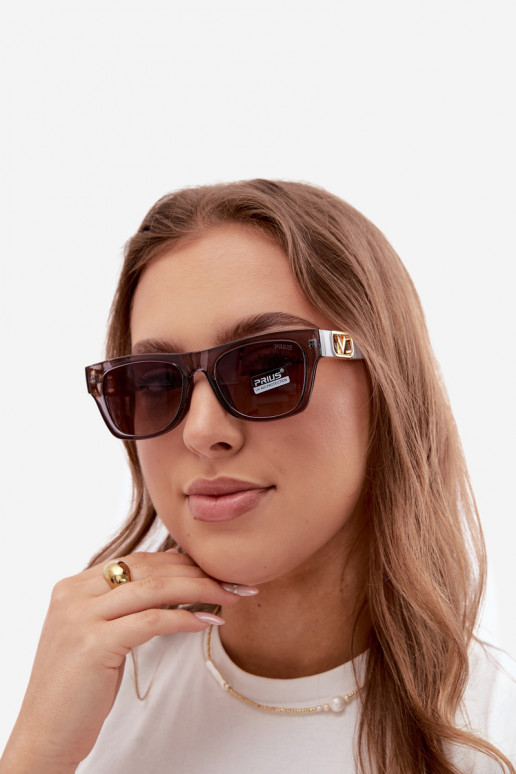 Occhiali da sole da donna con filtro UV in colore grigio