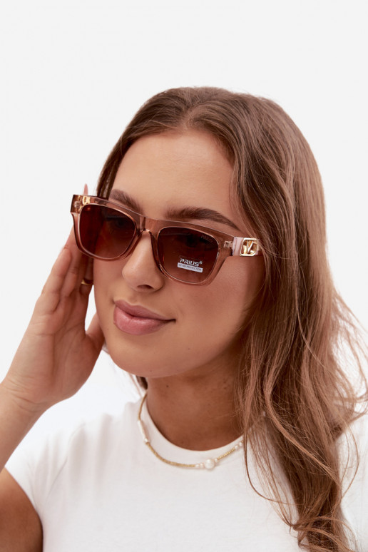 Occhiali da sole da donna con filtro UV in colore rosa