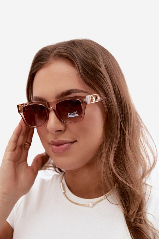 Occhiali da sole da donna con filtro UV in colore rosa
