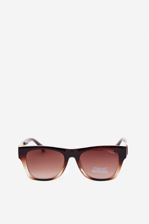 Occhiali da sole da donna con filtro UV in colore marrone