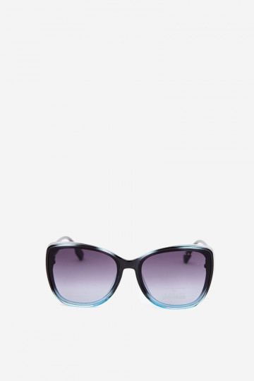 Occhiali da sole da donna a forma di occhio di gatto blu 2