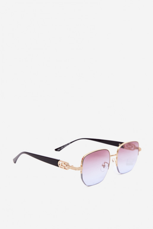 Occhiali da sole con montatura sottile e filtro UV, viola