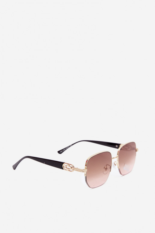 Occhiali da sole con montatura sottile e filtro UV, rosa