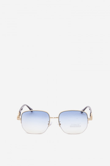 Occhiali da sole con montatura sottile e filtro UV, blu 2