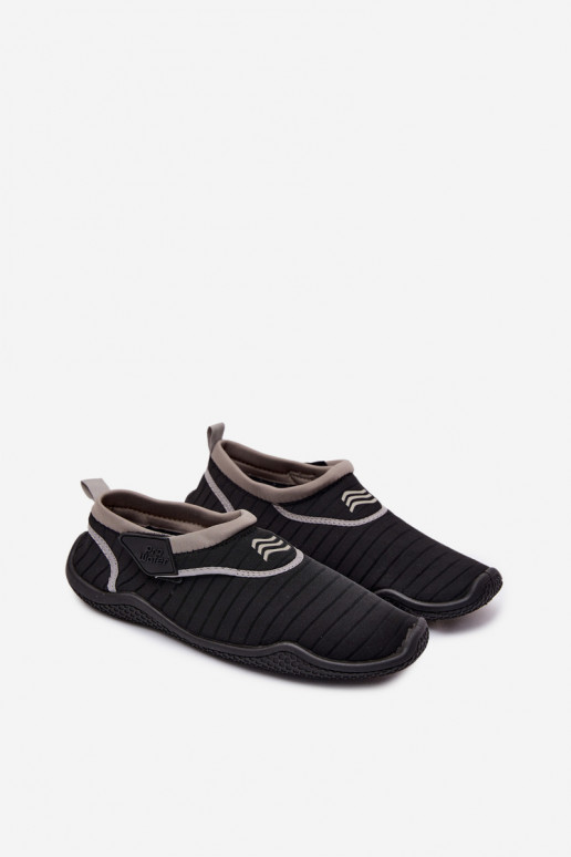 Scarpe da donna nere con chiusure adesive PROINATER PRO-26-48-114L
