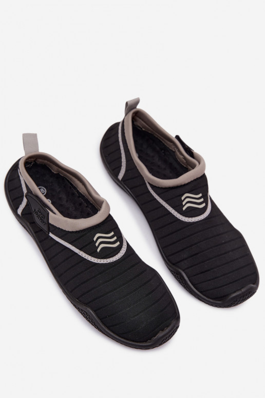 Scarpe da donna nere con chiusure adesive PROINATER PRO-26-48-114L