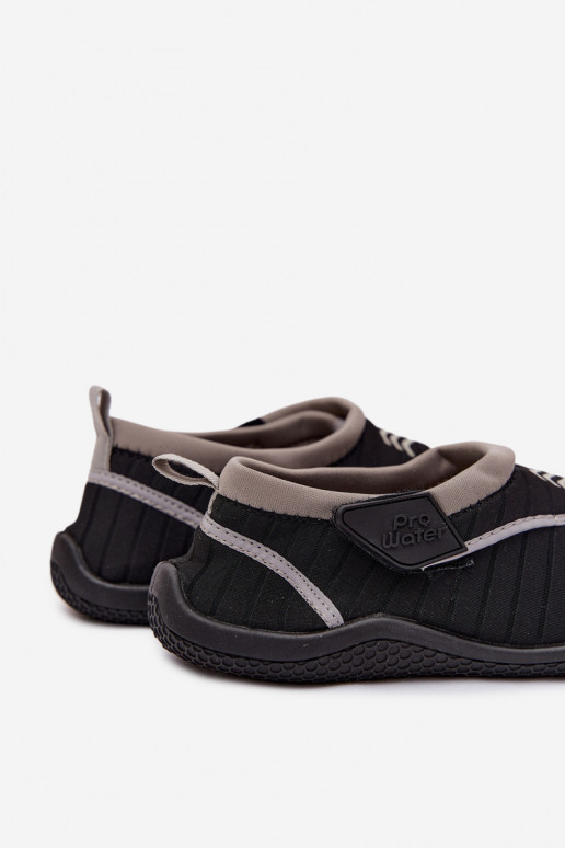 Scarpe da donna nere con chiusure adesive PROINATER PRO-26-48-114L