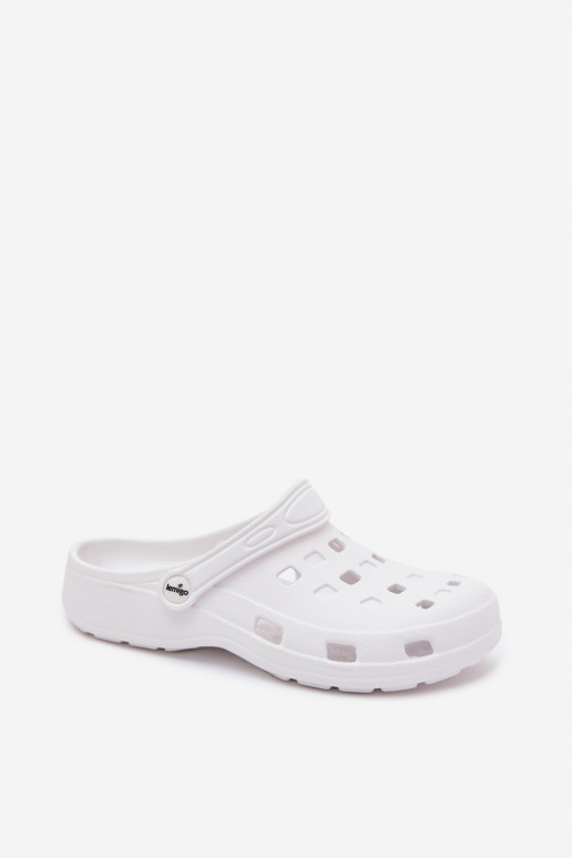 Zoccoli leggeri da donna bianchi LEMIGO 806