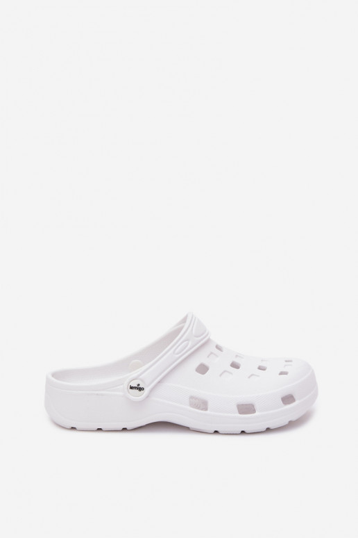 Zoccoli leggeri da donna bianchi LEMIGO 806