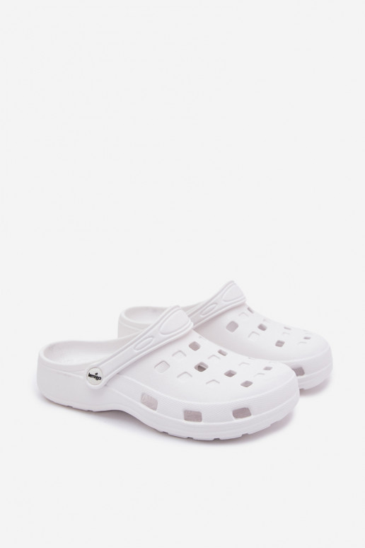Zoccoli leggeri da donna bianchi LEMIGO 806