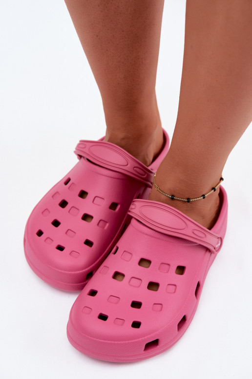 Zoccoli leggeri da donna rosa scuro LEMIGO 806