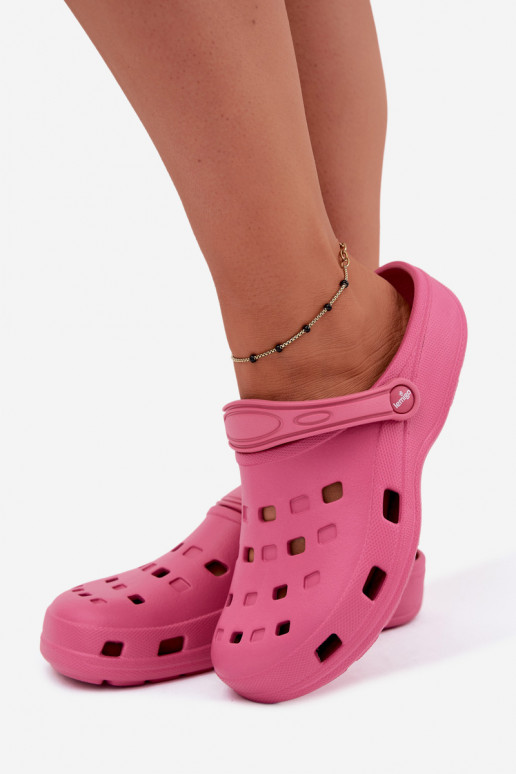 Zoccoli leggeri da donna rosa scuro LEMIGO 806