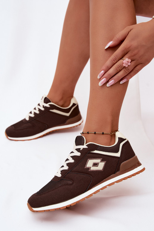 Sneakers da donna color cioccolato LOTTO 2401850U EPICAN