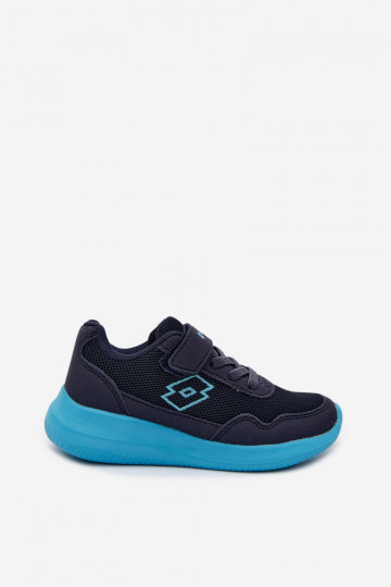 Sneakers per bambini con velcro LOTTO 2600002K CONNEECT blu scuro 2