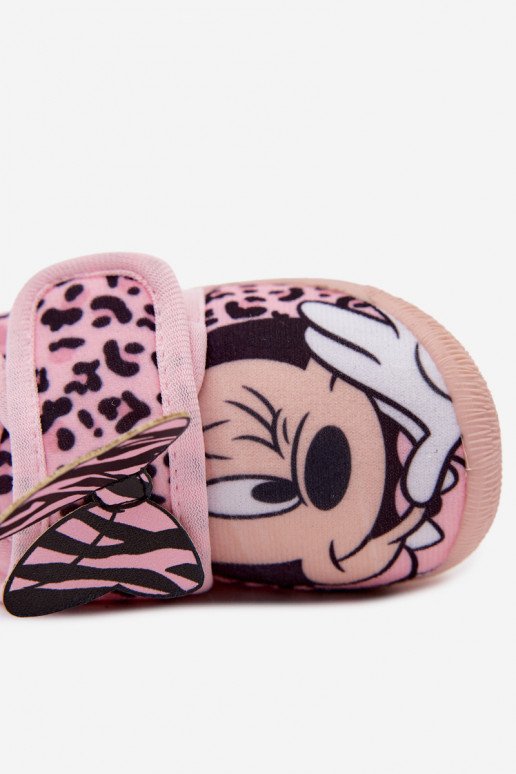 Ciabatte per bambini con velcro MINNIE MOUSE rosa
