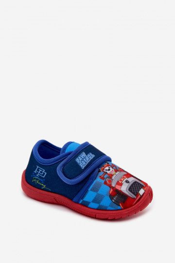Ciabatte per bambini con velcro PAW Patrol blu scuro