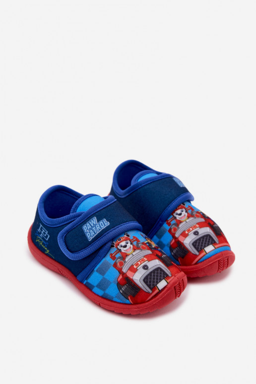 Ciabatte per bambini con velcro PAW Patrol blu scuro
