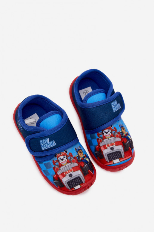 Ciabatte per bambini con velcro PAW Patrol blu scuro