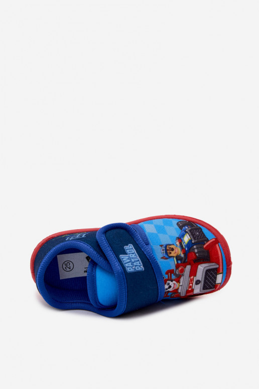 Ciabatte per bambini con velcro PAW Patrol blu scuro