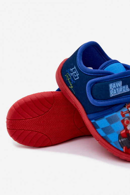 Ciabatte per bambini con velcro PAW Patrol blu scuro