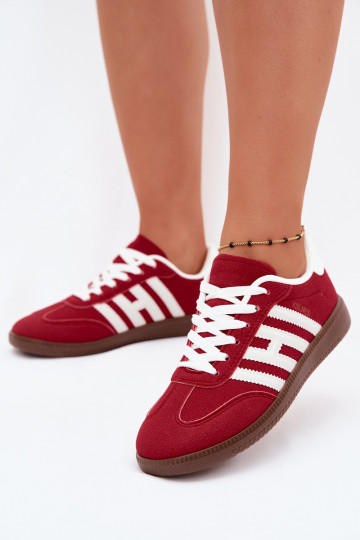 Sneakers da uomo rossi con cinturini Chrissy 2