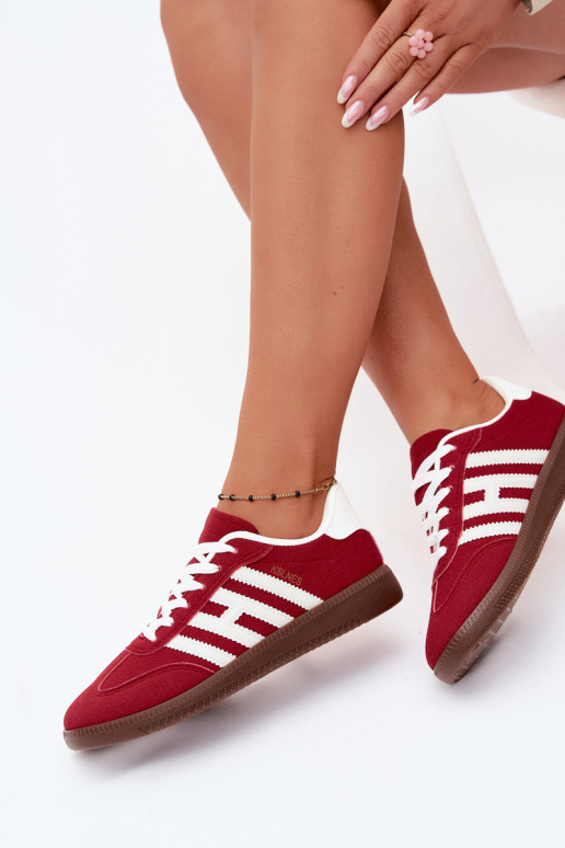 Sneakers da uomo rossi con cinturini Chrissy