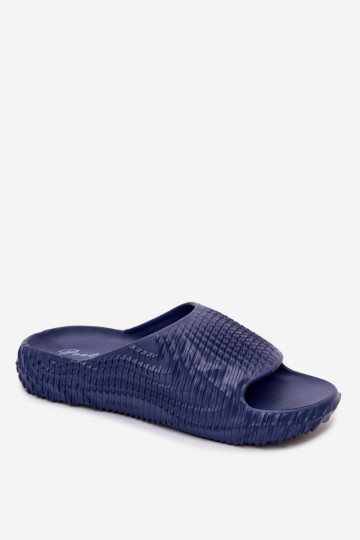 Pantofole leggere blu scuro da uomo Hilda