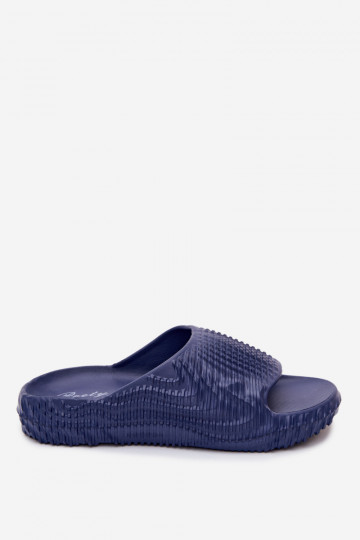 Pantofole leggere blu scuro da uomo Hilda 2