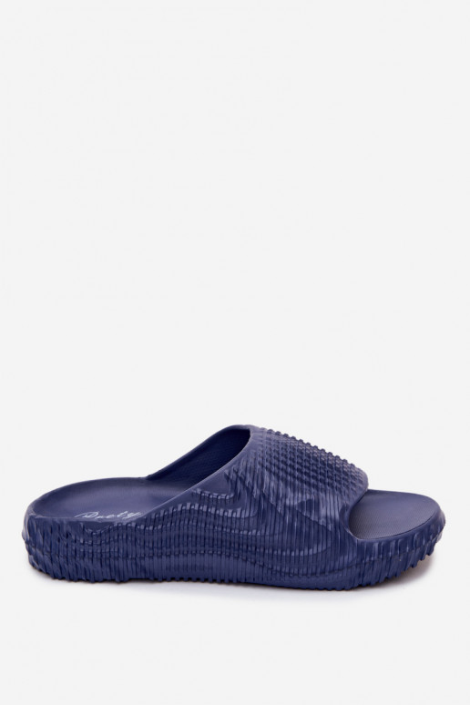 Pantofole leggere blu scuro da uomo Hilda