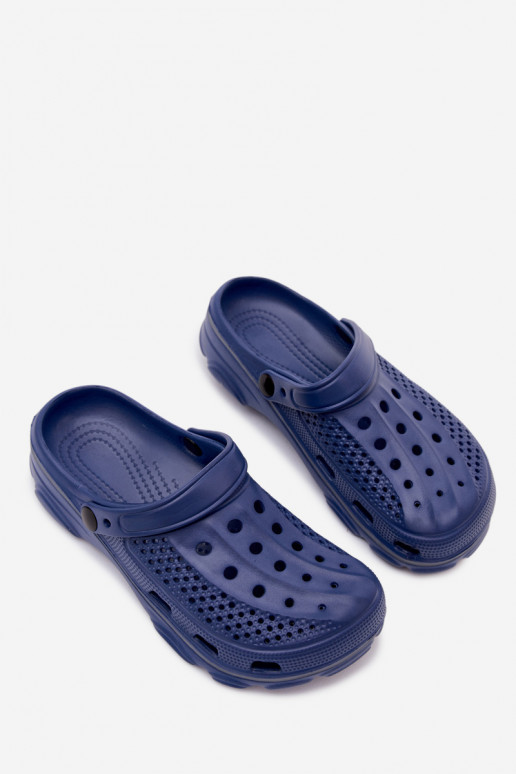 Zoccoli leggeri blu scuro da uomo Landry