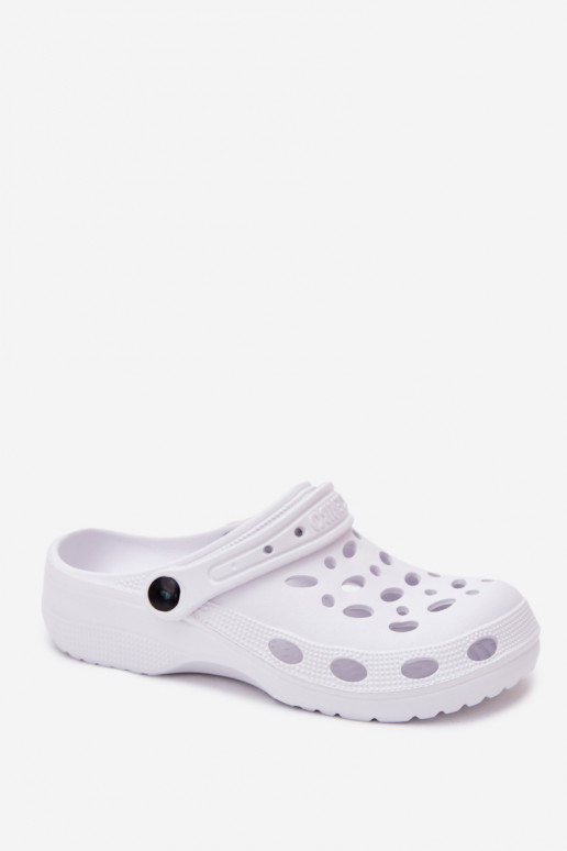 Zoccoli leggeri bianchi da donna Parker