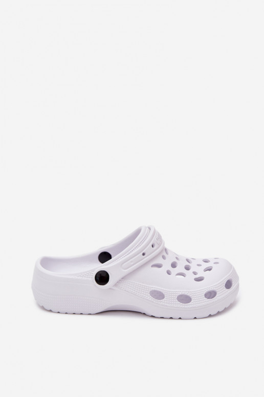 Zoccoli leggeri bianchi da donna Parker