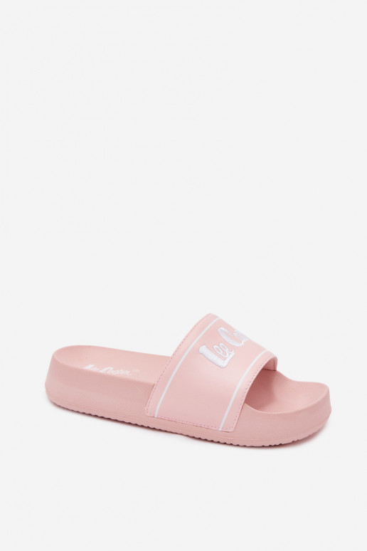 Pantofole rosa da donna con piattaforma Lee Cooper