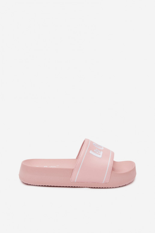 Pantofole rosa da donna con piattaforma Lee Cooper