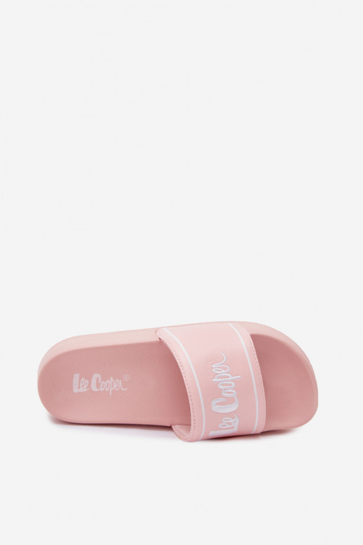 Pantofole rosa da donna con piattaforma Lee Cooper