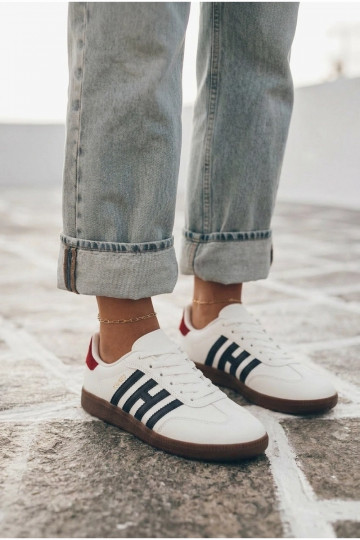 Sneakers da uomo bianchi con cinturini Chrissy 2